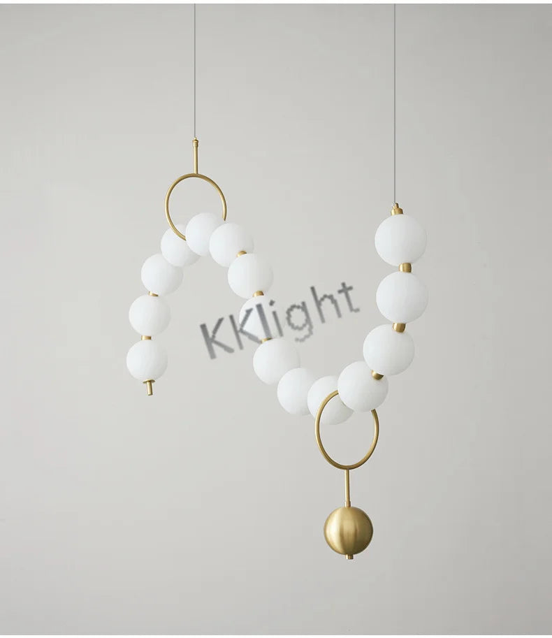 Lustre Art Déco — Cuivre