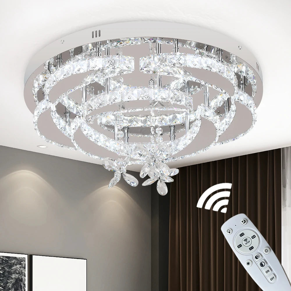 Lustre LED Cristal — Verre