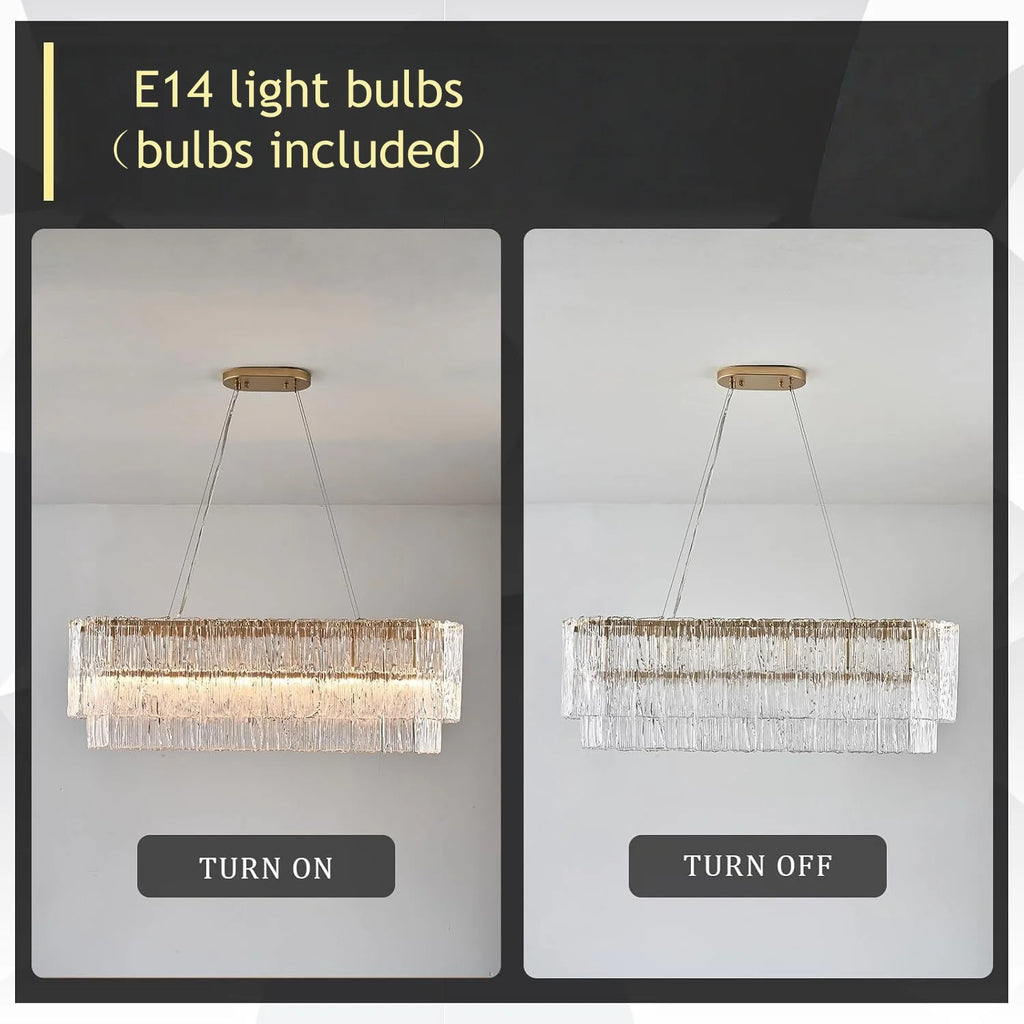 Lustre Moderne Design — Verre