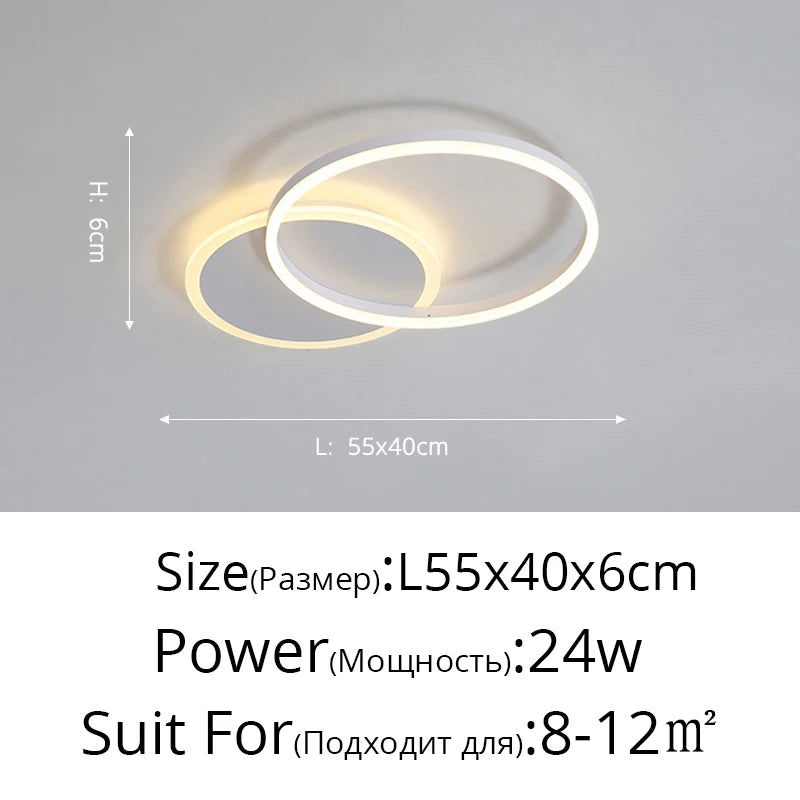 Lustre Blanc Moderne