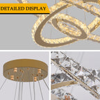 Lustre À Pampilles — Plafonnier LED Cristal