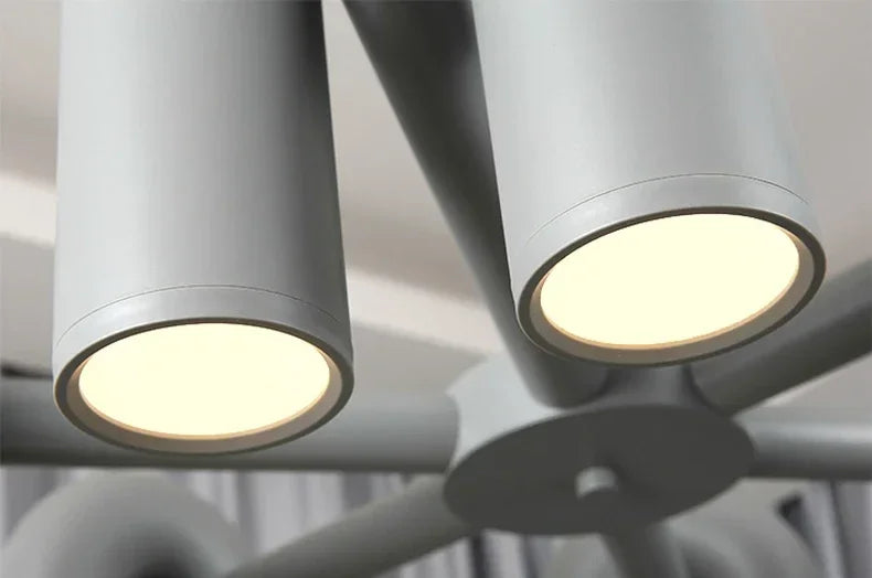 Lustre Salon Noir — Plafonnier Nordique Design