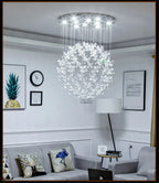 Lustre Cristal Moderne — Escalier