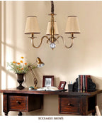 Lustre Salle à Manger Bois — LED