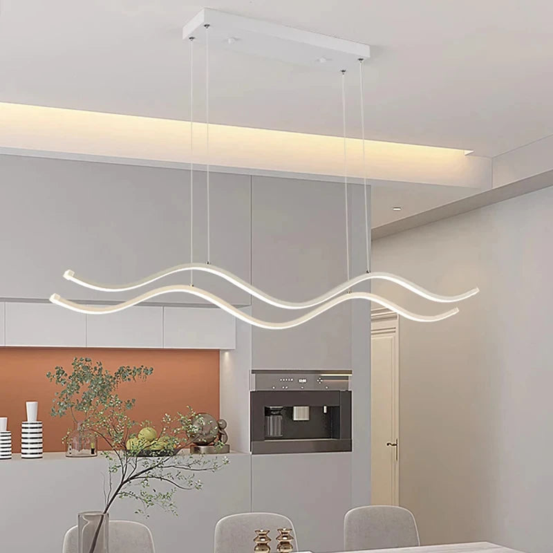 Lustre Nordique Blanc — Salle à Manger