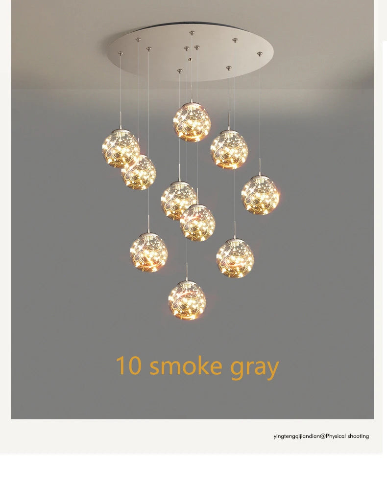Lustre Salle à Manger Moderne — Cristal
