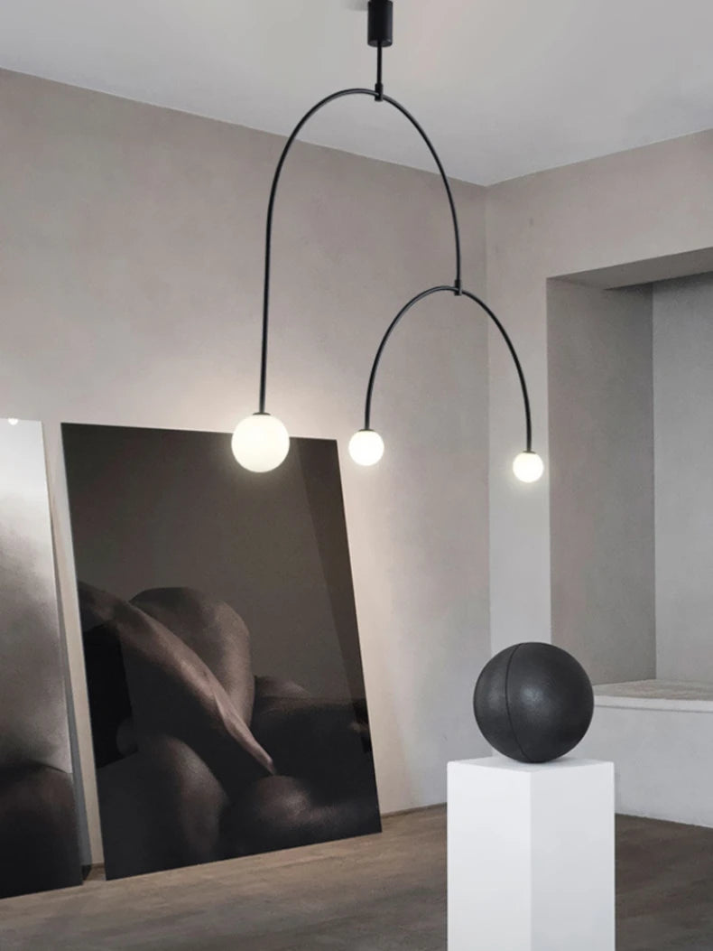 Lustre Industriel — Plafonnier Nordique Design