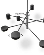 Lustre Moderne Noir — Cuivre