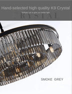 Lustre Vintage Industriel — Cristal