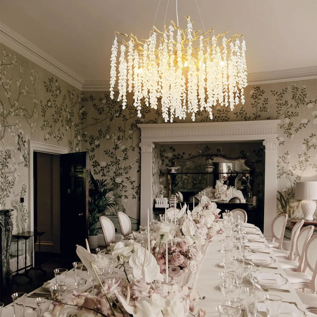 Lustre Cristal Salon — Chambre