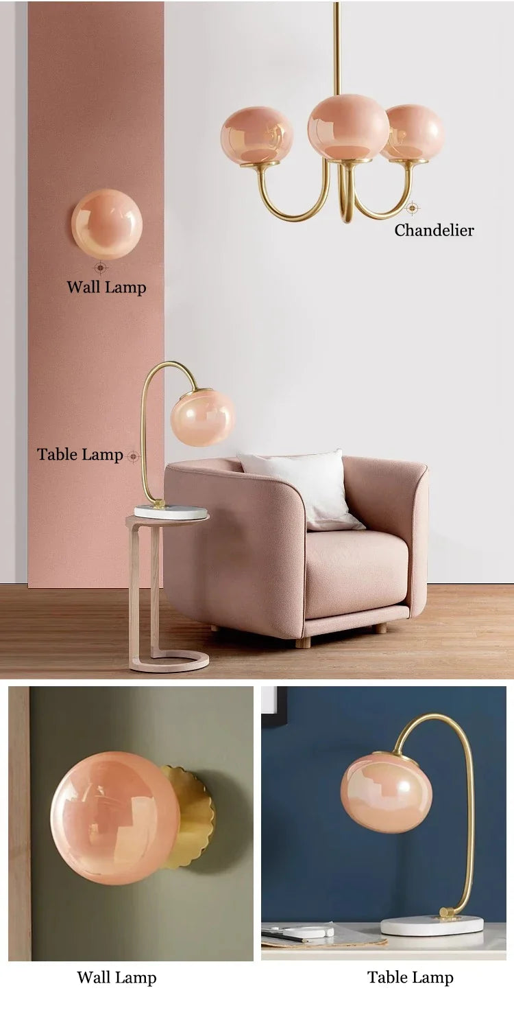 Lustre Chambre Adulte — LED — B doré 3 ampoules