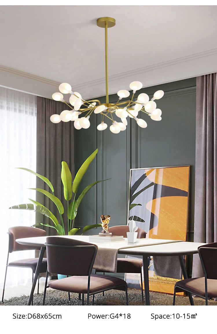 Lustre Salon Industriel — Noir