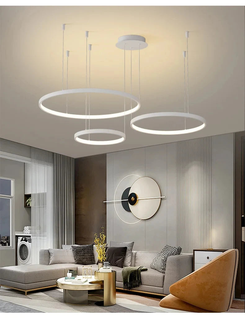 Lustre Salon Industriel — Moderne