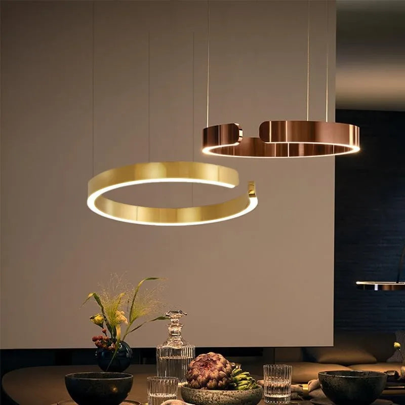 Lustre Anneau Design — LED