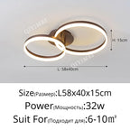 Lustre Design LED — Métal — 1 anneau 50cm