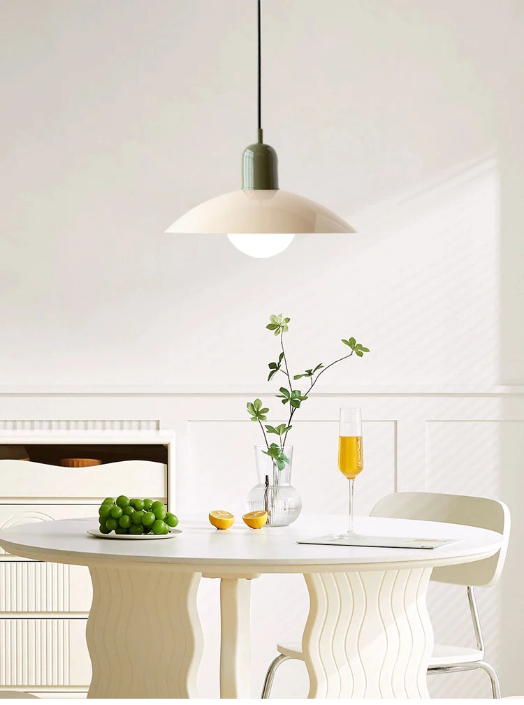 Lustre Nordique Macaron Design — Salle à Manger et Bureau — Style Bauhaus