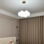 Lustre Blanc Moderne — Salon