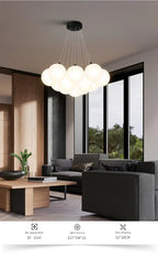 Lustre Blanc Moderne — Salon