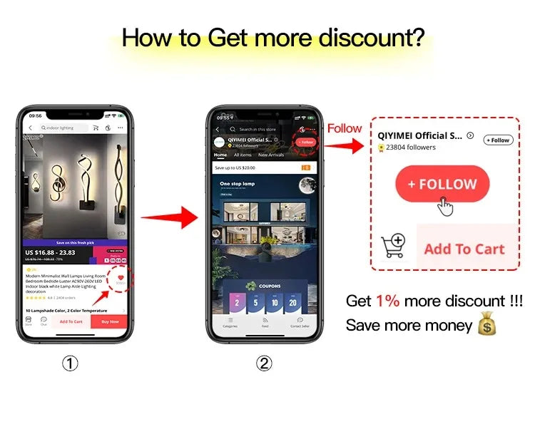 Lustre Design LED — Métal — 1 anneau 50cm