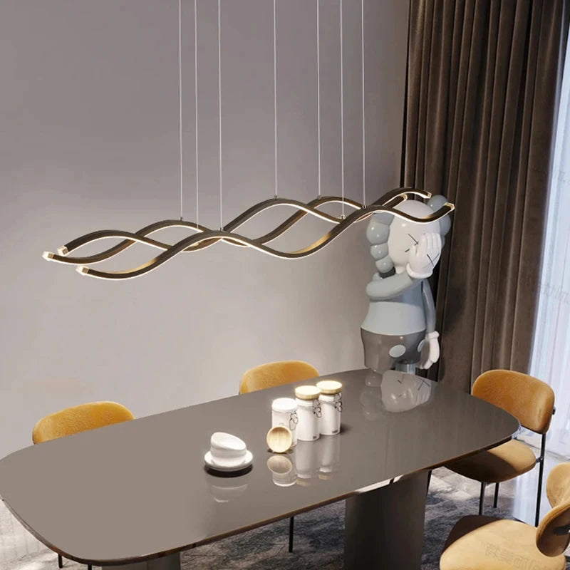 Lustre Nordique Blanc — Salle à Manger