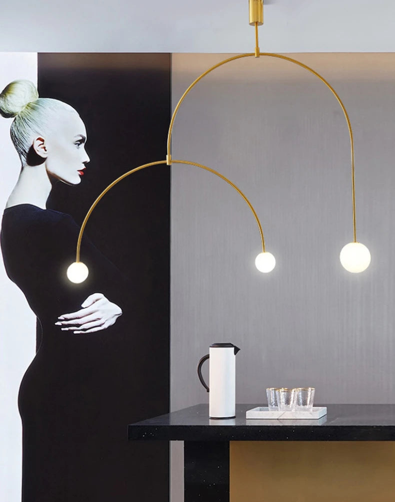 Lustre Industriel — Plafonnier Nordique Design