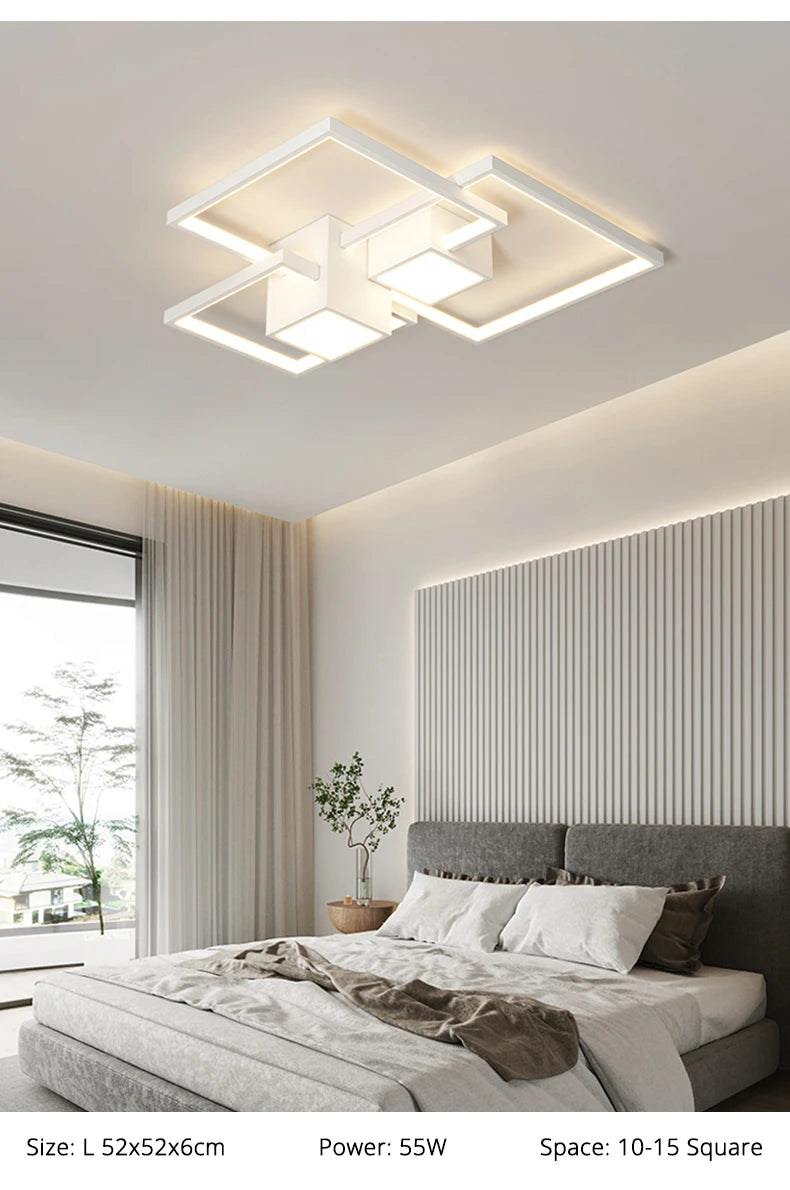 Lustre Salon Bois — Moderne