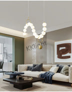 Lustre Art Déco — Cuivre