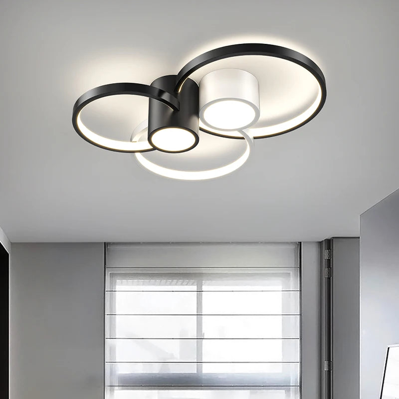 Lustre Salon Bois — Moderne