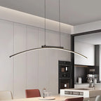 Suspension Arc LED Design Élégant — Luminosité Réglable — Salle à Manger