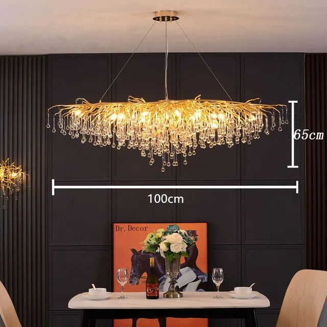 Lustre Cristal Salon — Nordique