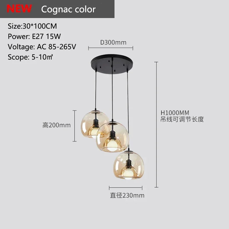 Lustre Moderne LED — Chambre