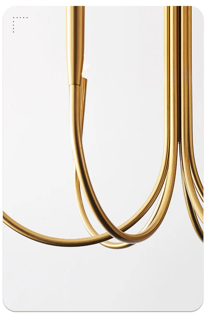 Lustre Vintage Industriel — Lustre Branches LED