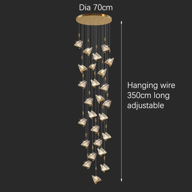 Suspension Luminaire Nordique — Cristal