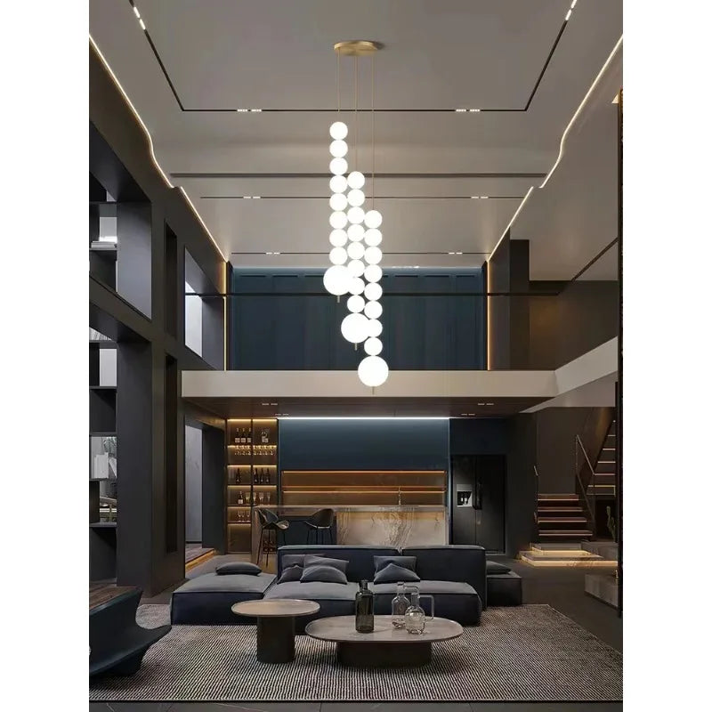 Lustre Salon Design Doré