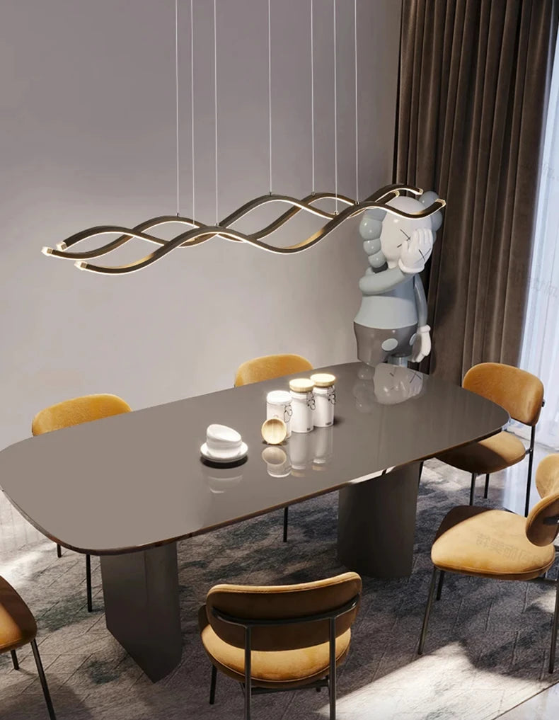 Lustre Nordique Blanc — Salle à Manger