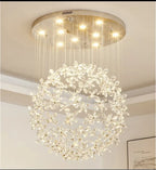 Lustre Cristal Moderne — Escalier