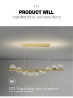 Lustre Design Salle à Manger — Cuisine — Type B - 11 ampoules - 77W