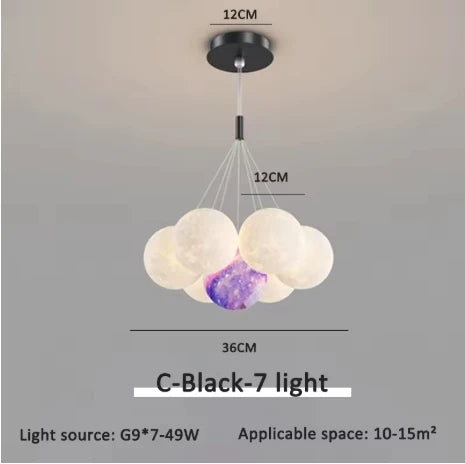 Lustre Bulle — Plafonnier Nordique Design