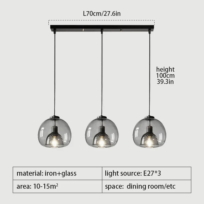 Lustre Moderne LED — Chambre