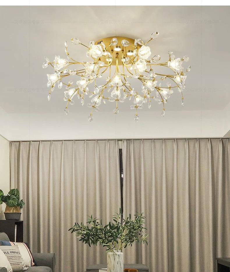 Lustre en Cristal Pas Cher — Nordique