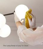 Lustre Blanc — Plafonnier Nordique Design