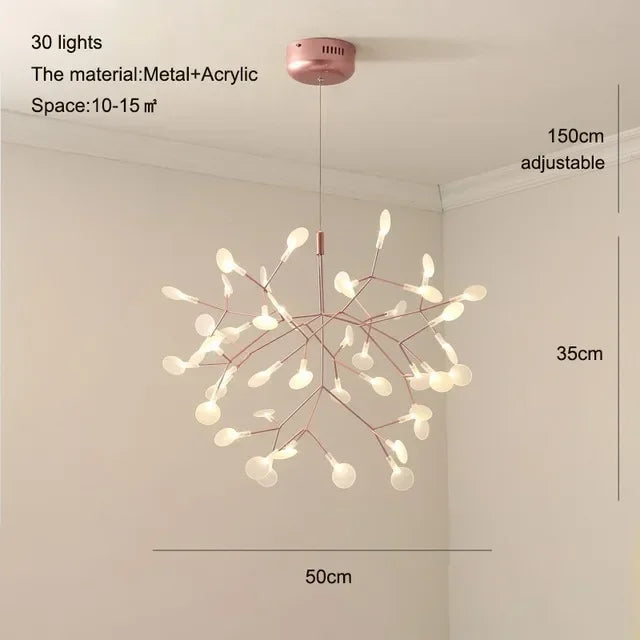 Lustre LED Salon — Métal
