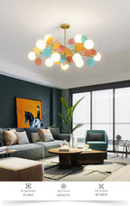 Lustre Araignée Design — Moderne — 10 ampoules blanc