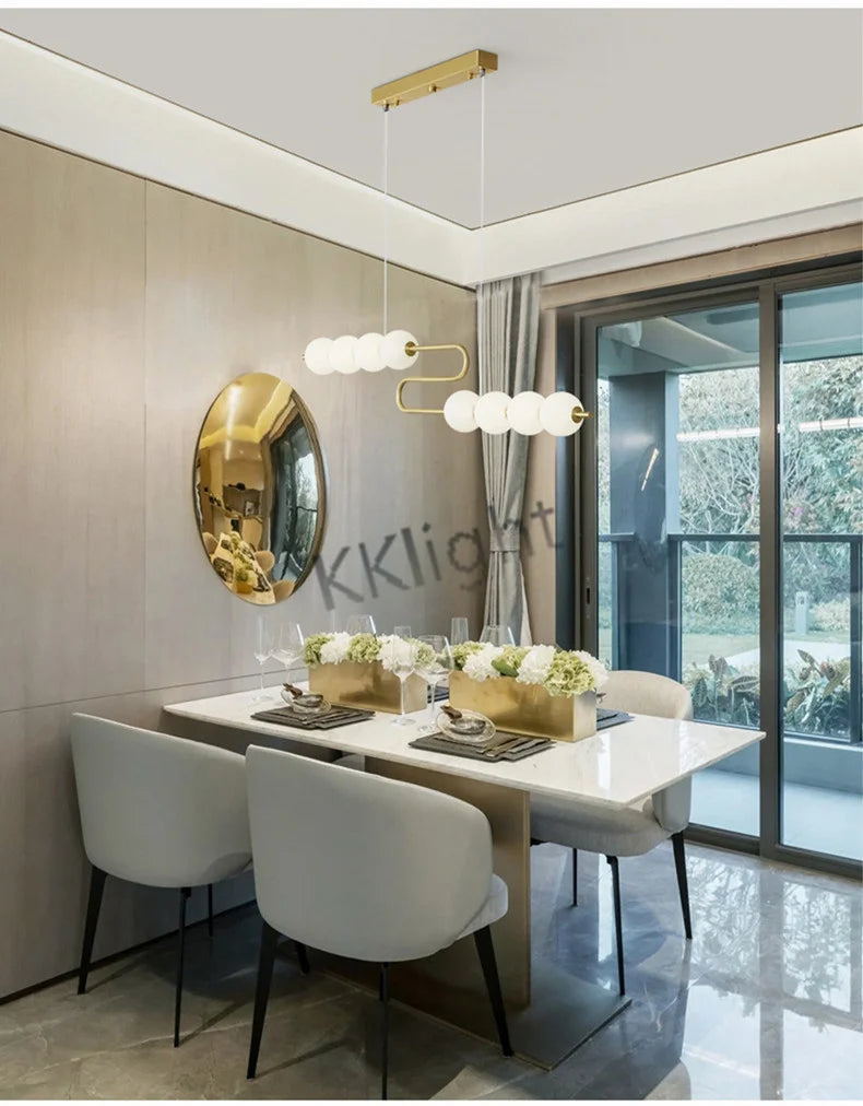 Lustre Art Déco — Cuivre