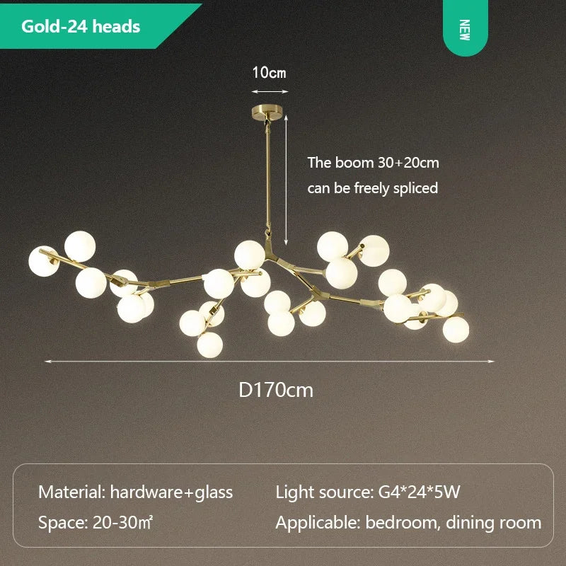 Lustre En Boule — Plafonnier Boule Moderne