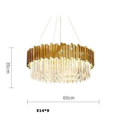 Lustre en Cristal Pas Cher — Métal