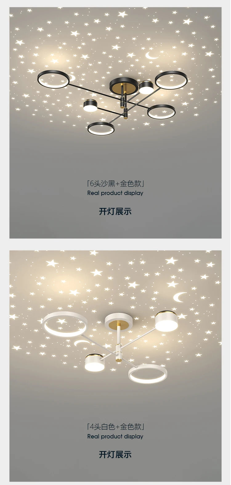 Lustre Moderne LED — Blanc