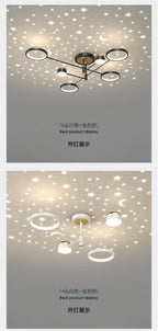 Lustre Moderne LED — Blanc