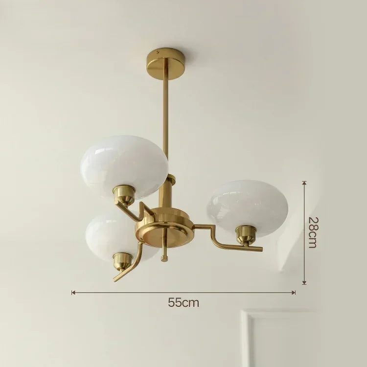 Lustre Vintage Industriel — Verre