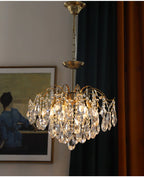 Lustre Haut Plafond — Plafonnier LED Cristal